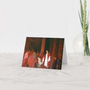 Carte de voeux de Pâques Jésus Christ ressuscité