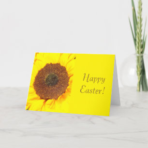 Carte de voeux de Pâques Sunflower