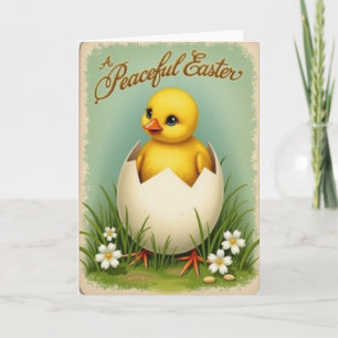 Carte de vœux de Pâques Sweet Chick
