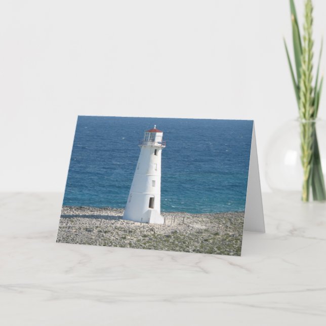 Carte de voeux de phare (Devant)