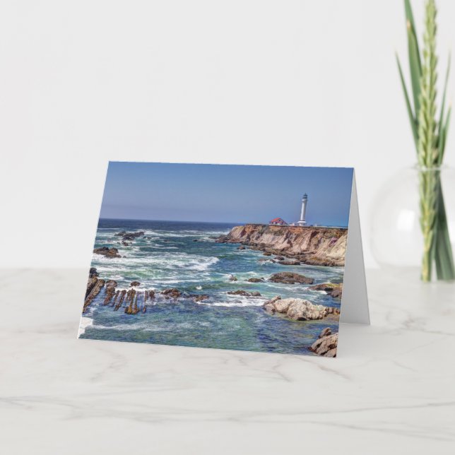 Carte de voeux de phare d'arène de point (Devant)