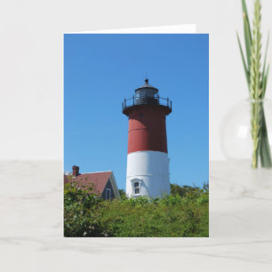 Carte de voeux de phare de Cape Cod