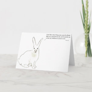 Carte de voeux de Philip Larkin