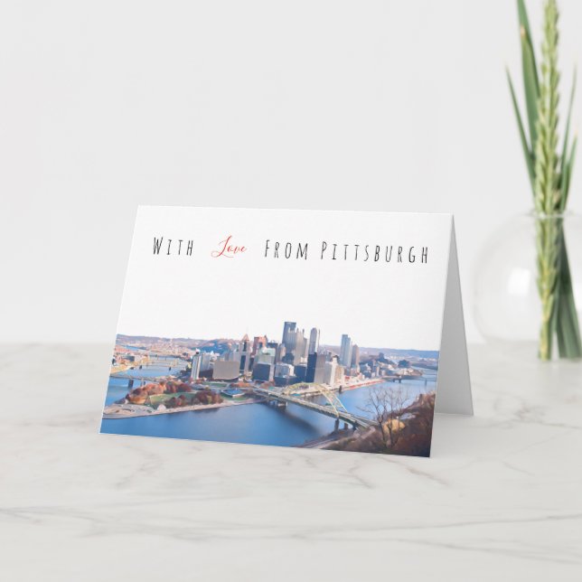 Carte de voeux de Pittsburgh (Devant)