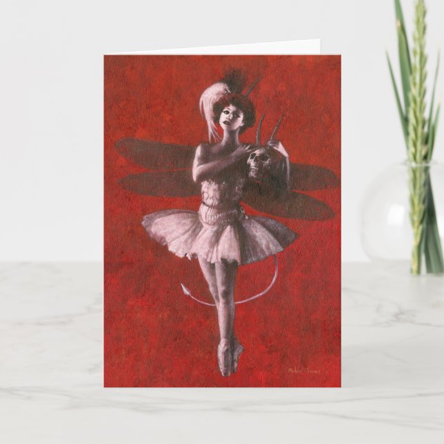 Carte de voeux de Pixie démoniaque (Devant)