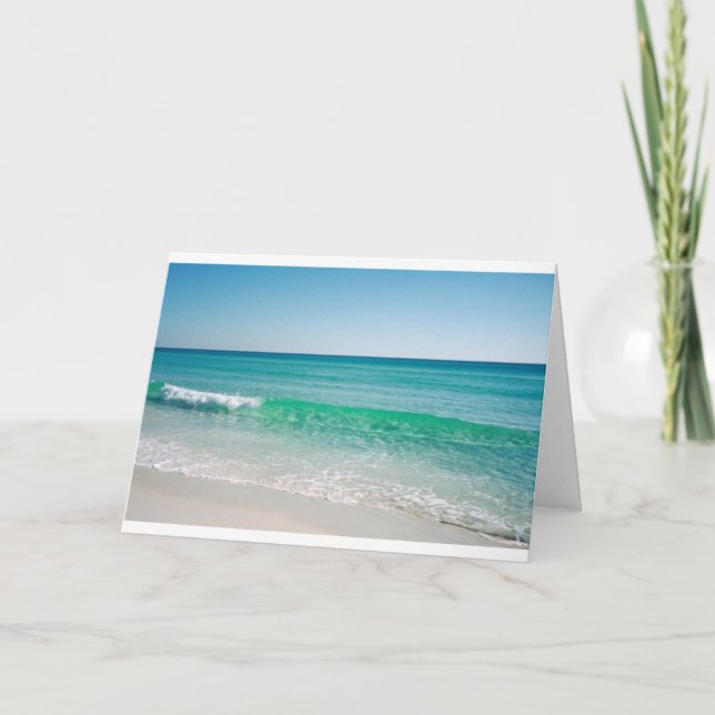 Carte de voeux de plage Toutes les occasions (Devant)