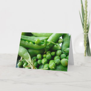 Carte de voeux de pois