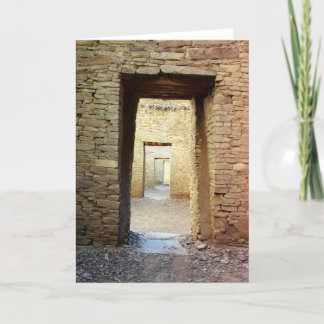 Carte de voeux de porte d'Anasazi