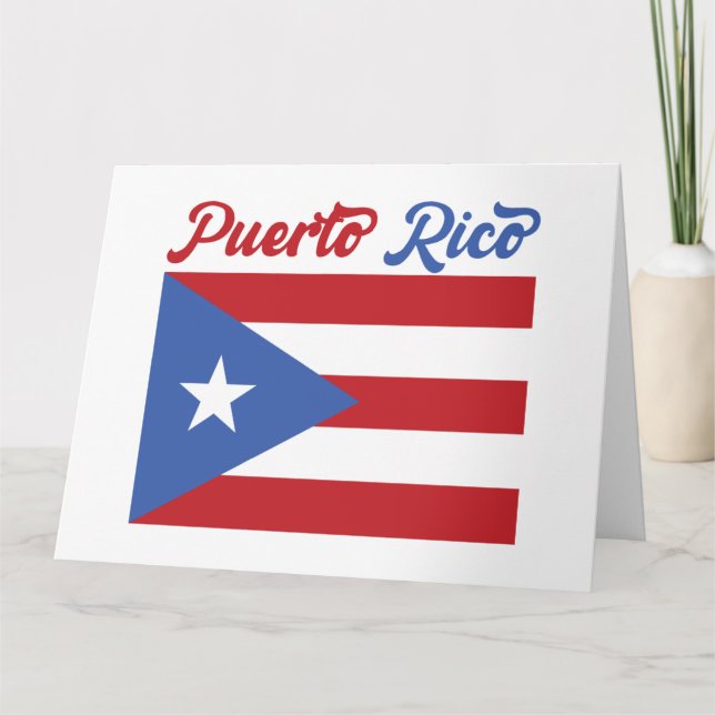 Carte de vœux de Porto Rico (Devant)