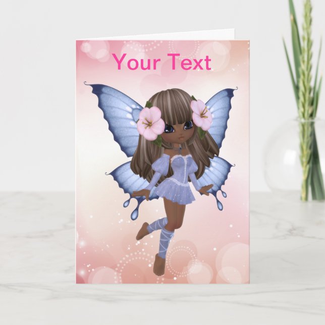 Carte de voeux de princesse Butterfly (Devant)