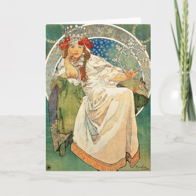 Carte de voeux de princesse Hyacinth d'Alphonse (Devant)