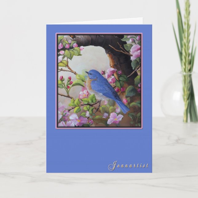 Carte de voeux de printemps (Devant)