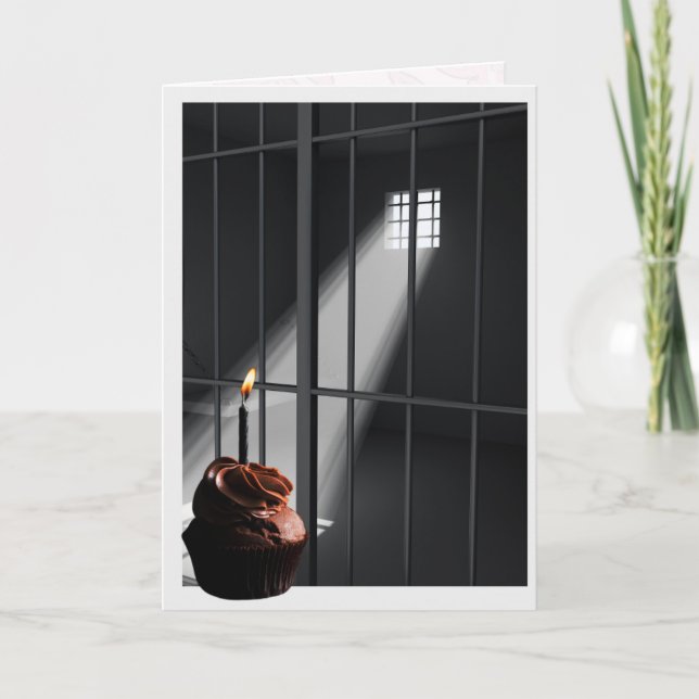 Carte de voeux de prison - Bonne fête d'anniversai (Devant)