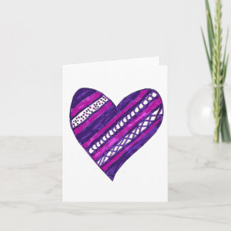 Carte de voeux de Purple Heart