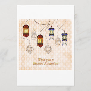 Carte de voeux de Ramadan
