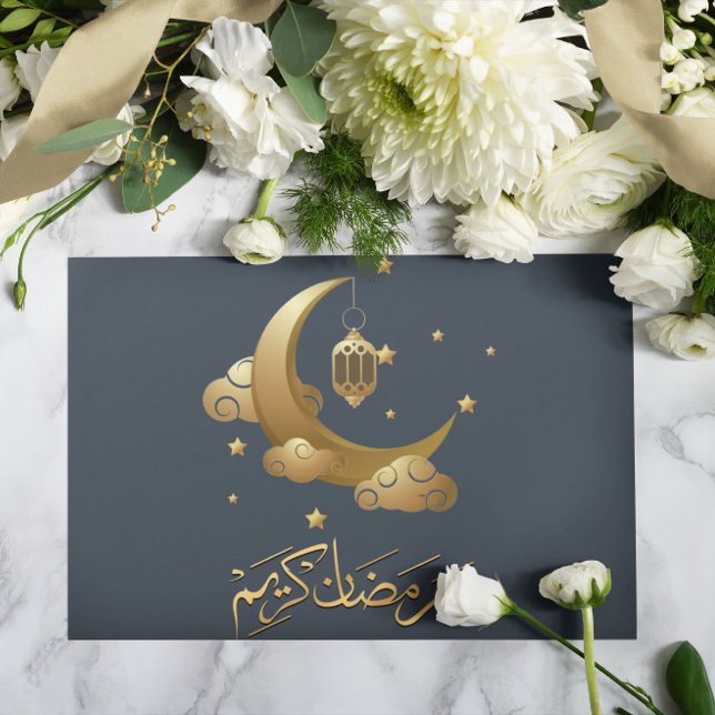 Carte de vœux de Ramadan Kareem Ramadan Moubarak (Créateur téléchargé)