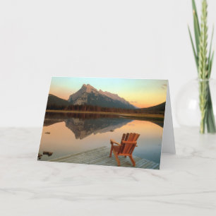 Carte de voeux de relaxation