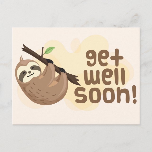 Carte de vœux de rétablissement adorable (Devant)