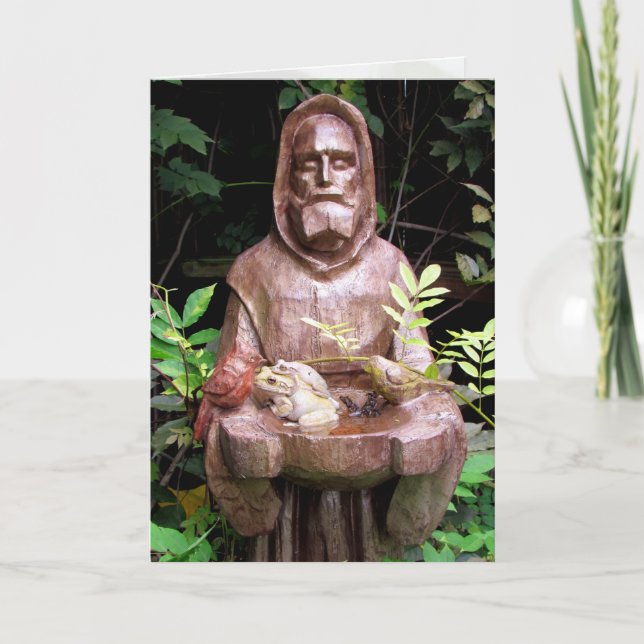 Carte de voeux de Saint François d'Assise (Devant)