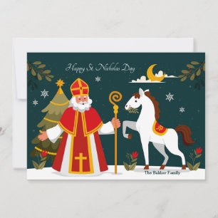 Carte de vœux de Saint-Nicolas