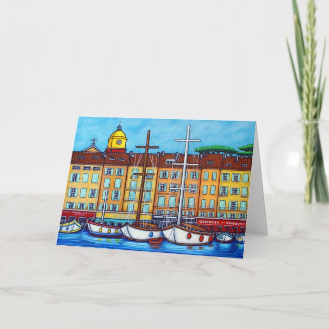 Carte de voeux de Saint-Tropez (Devant)