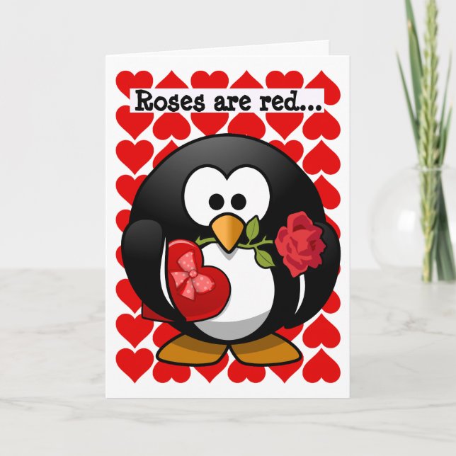 Carte de voeux de Saint-Valentin Meilleur Ami Peng (Devant)