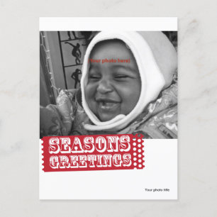 Carte de vœux de saison