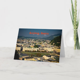 Carte de voeux de Salzbourg, Autriche