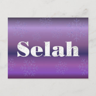 Carte de vœux de Selah