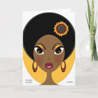 Carte de voeux de soleil