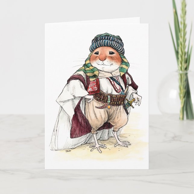 Carte de vœux de souris Valentino (Devant)