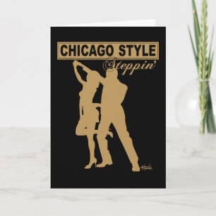 Carte de voeux de style Chicago