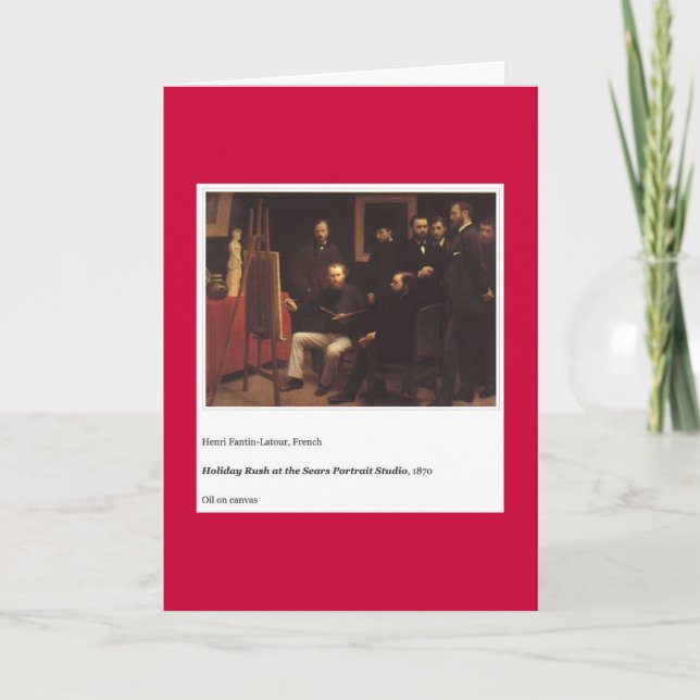 CARTE DE VOEUX DE STYLE STUDIO PORTRAIT SEARS #2 (Devant)