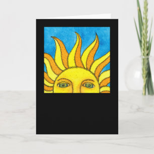 Carte de voeux de Sun d'été