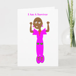 Carte de voeux de survivant de Cancer