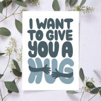 Carte de voeux de Sympathie de Hugs