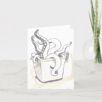 Carte de voeux de tentacules