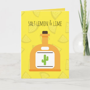 Carte de voeux de tequila