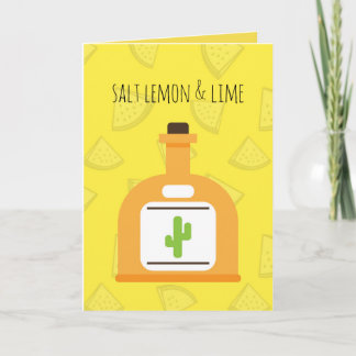 Carte de voeux de tequila