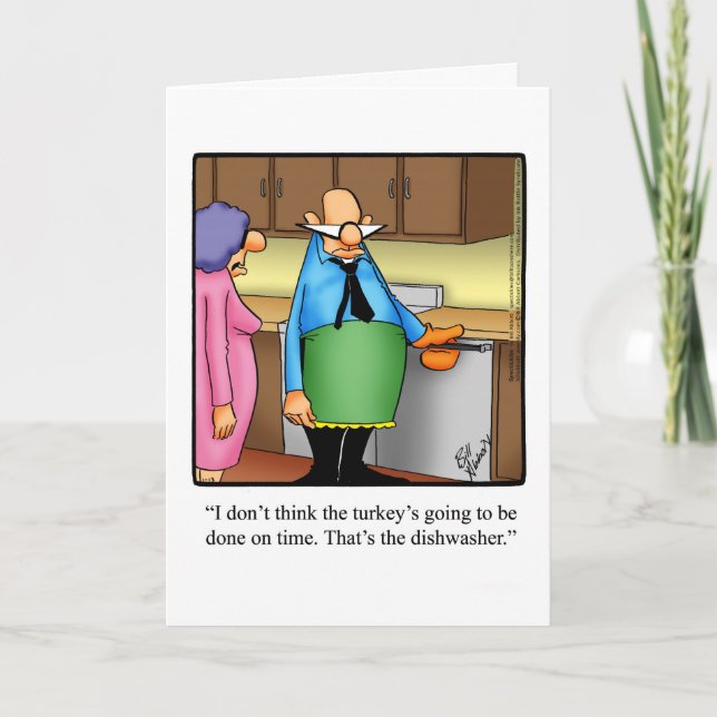 Carte de voeux de Thanksgiving amusante "Spectickl (Devant)
