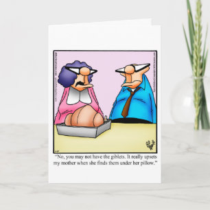 Carte de voeux de Thanksgiving amusante "Spectickl