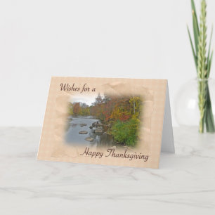 Carte de voeux de Thanksgiving - Autumn Creek