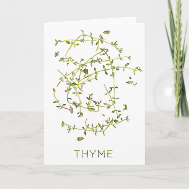 Carte de voeux de Tout-Occasion de "thym" (Devant)