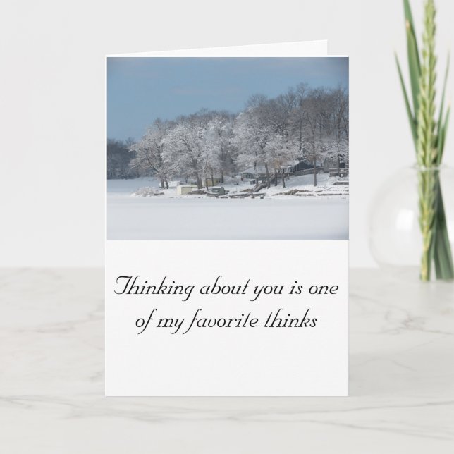 Carte de voeux de vacances (Devant)