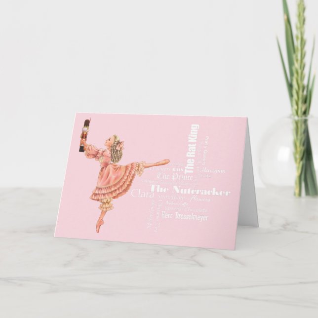 Carte de vœux de vacances de Casse-Noisette (Devant)