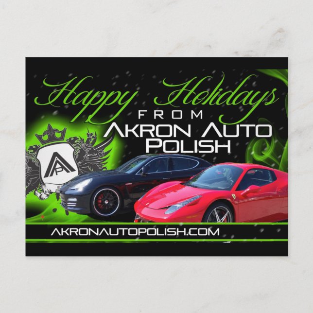 Carte de vœux de vacances joyeuses (Devant)