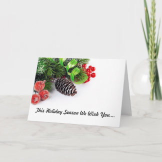 Carte de vœux de vacances méchante