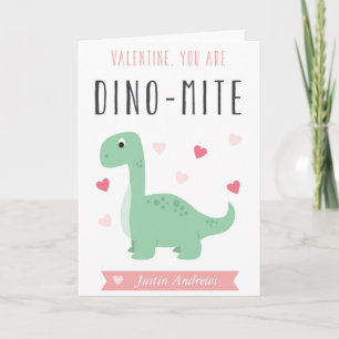 Carte de voeux de Valentine de Dino-Acarides