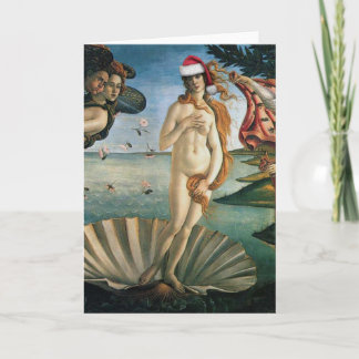 Carte de voeux de Vénus Père Noël