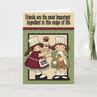 Carte de voeux de vie Recette